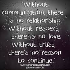 comunication and trust